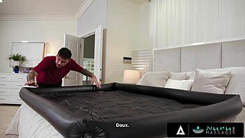 Nuru massage with ebony beauty and cute ameena