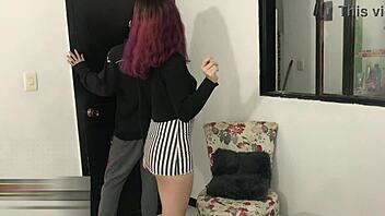 A nice sister loves riding her brother’s cock