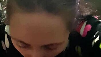 pov of someone sucking on something tasty