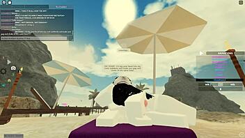 big ass whore rides cock in roblox world