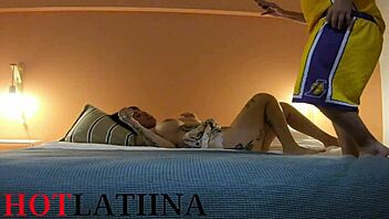 Latina Mommy Pays For Lodging With Assfucking And Bondage On New Year