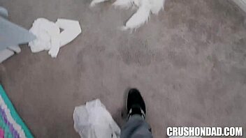 My stepdad caught my cosplay vids and things got steamy