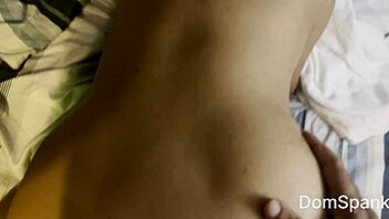 hey, watch this asian beauty with big boobs get pounded and creamed!