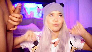 this submissive latina craves cum on her tongue every night for sleep