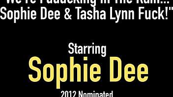 british girl sophie dee in rain with big tits