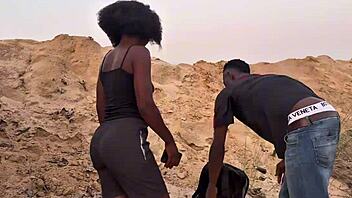 Groaning Loudly on His Dick at a Deserted Beach