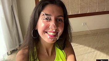 I love fucking after gym with cum on face.