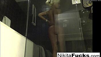 what’s hotter than nikita von james teasing in a steamy shower?