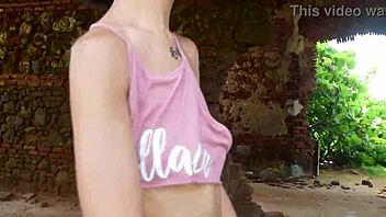 Girl is stripping in public on the beach, and it's totally fine