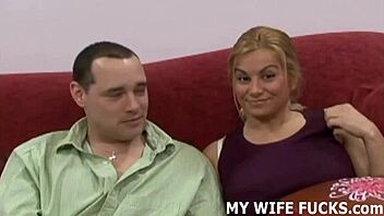 Wife acts as slut slave for big black cock pornstar in pov fucking