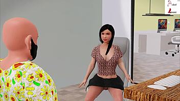 Jasmine Fucked Hard by Manager in Office Space