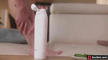 Busty latina roommate eagerly sucks my european big cock!