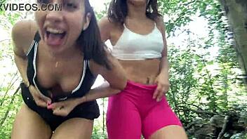 two italian tiktokers at the park