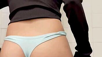 Friend Dances Seductively with Her Big Tits