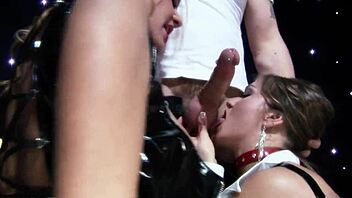 Who wouldn’t bang big-titty stars Rita and Trina in leather?