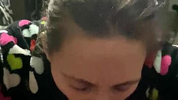 pov of someone sucking on something tasty