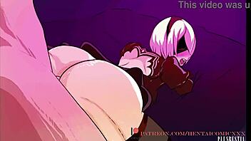 Nier character in animated anal scene