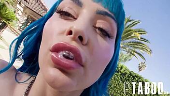 Jewelz Blu and Alex Mack explore intense back door play