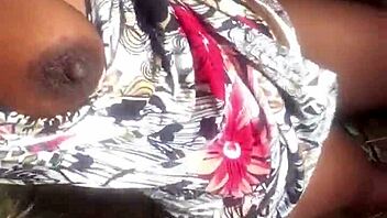 Talking dirty while showing breasts and pussy