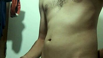 Skinny Girl Undresses For Big Cock Masturbation In Bathroom