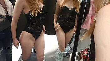 Depraved Friend Drags Me to Fitting Room for Naughty Fun! 😈