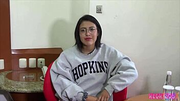 krista reyes gives handjob and blowjob in hotel backroom