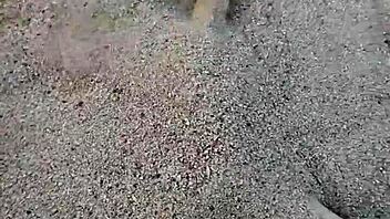 Love those bare feet in sand for foot fetish fun