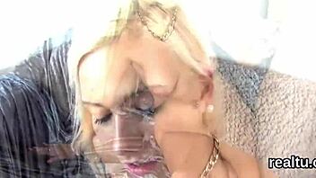 Czech girl seduced in supermarket for POV banging