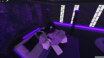 oh my god, her friend came and fucked the bored roblox girl!