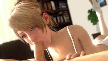 Lunafreya Nox Fleuret in White Stockings—Epic Fap Compilation