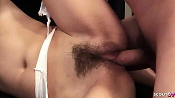 Asian ballerina girl in skin-tight outfit gets wild