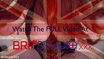 Gorgeous redhead pleasures herself to orgasm.