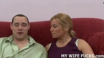 Wife acts as slut slave for big black cock pornstar in pov fucking