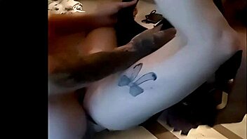 In this rough BDSM session, the slave has to lick the sperm from her master's ass after intense sex