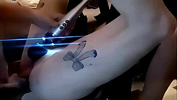 In this rough BDSM session, the slave has to lick the sperm from her master's ass after intense sex