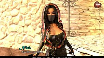 Sandstorm Play Ends in Shaved Creampie Fun