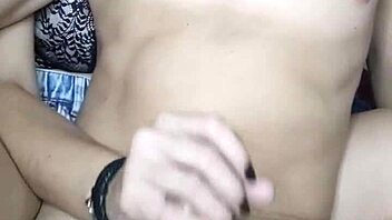 debora prado stroked my monster cock with her black-nailed hands