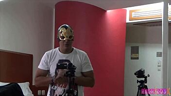 krista reyes gives handjob and blowjob in hotel backroom