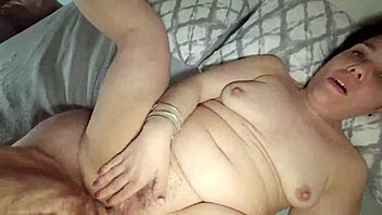 wow, chubby stepmom takes pov missionary pounding with creampie!