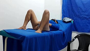 stepmother with good attributes takes off her clothes and shows her open pussy