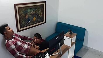 the horny secretary wants me to fuck her pussy in office