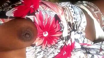 Talking dirty while showing breasts and pussy