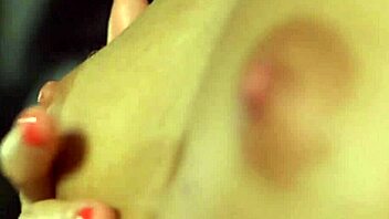 A girl achieves orgasm by rubbing her sweet pussy