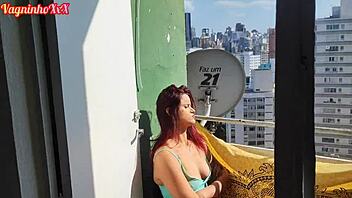 My girlfriend calms down only after a cumshot in her ass