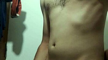 Skinny Girl Undresses For Big Cock Masturbation In Bathroom