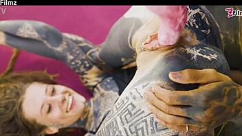 Tattooed Couple Goes Wild with Hard Fucking and Sloppy Anal Play! 🔥