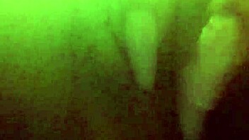 Pretty ebony woman masturbates solo