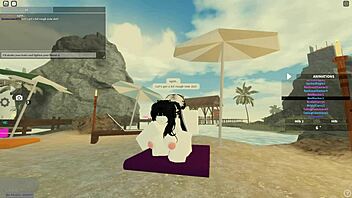 big ass whore rides cock in roblox world