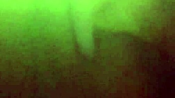 Pretty ebony woman masturbates solo