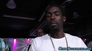 Cuckolding slut gangbangs monster cock interracial group blowjob humiliation 😈